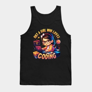 Just a girl who loves coding Tank Top